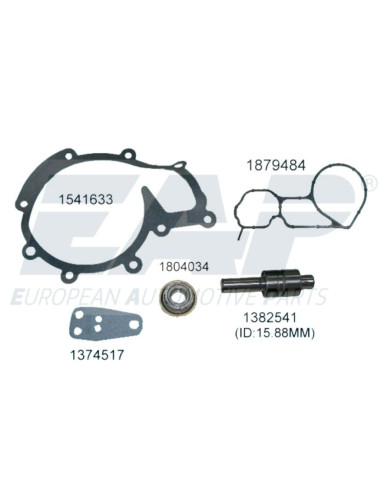 KIT DE REPARACIÓN DE BOMBA DE AGUA